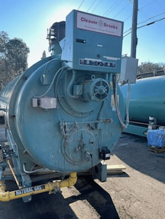 Cleaver Brooks 200 HP, Model CB 700-200-125, 125HW, 8,370,000BTU - J ...